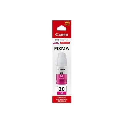 Canon GI 20 M - 70 ml - magenta - original - ink refill - for PIXMA G5020 MegaTank, G6020 MegaTank, G7020