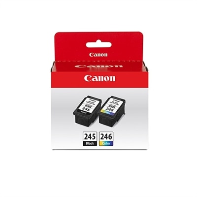 Canon - PG-245 / CL-246 2-Pack Standard Capacity - Black/Color (Cyan, Magenta, Yellow) Ink Cartridges