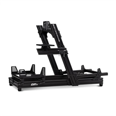 Next Level Racing GTLite Front & Side Mount Edition - Racing simulator cockpit frame - tilt - anodized aluminum, carbon steel - black