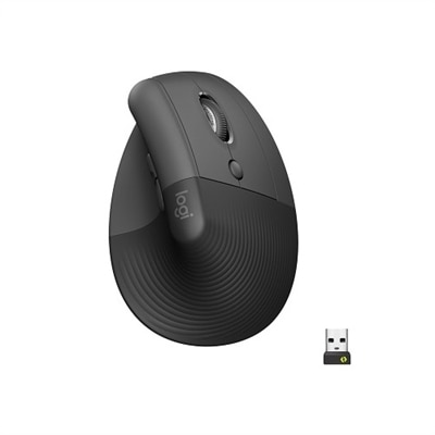 Logitech Lift Ergo Mouse - Graphite