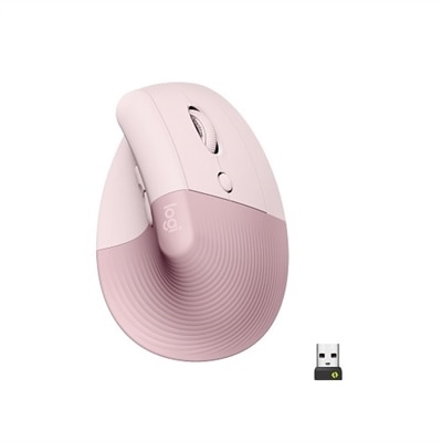 Logitech Lift Ergo Mouse - Rose