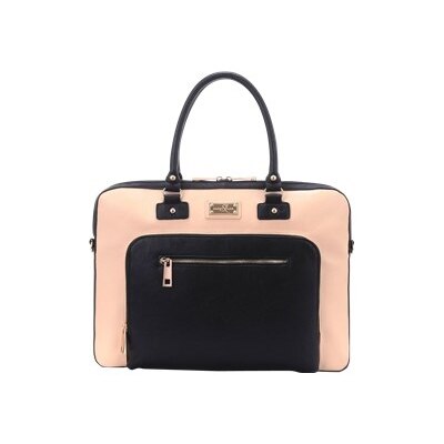 Sandy Lisa London - Laptop carrying case - 15.6-inch - black, cream