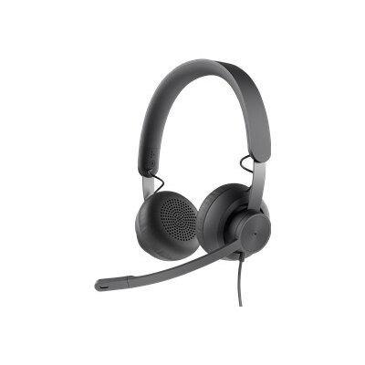 Logitech Zone 750 - Headset - on-ear - wired - active noise canceling - USB-C