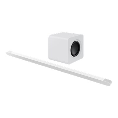 Samsung HW-S801B - S series - sound bar system - 3.1.2-channel - wireless - Bluetooth, Wi-Fi - App-controlled - 330 Watt (total) - white