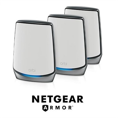 NETGEAR SystÃ¨me Mesh Orbi WiFi 6 Tri bandes, 6 Gbit/s, + 2 satellites