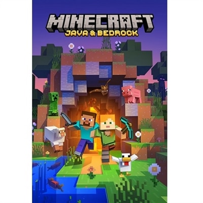 Minecraft Java & Bedrock Edition Windows 10 OS Digital Code
