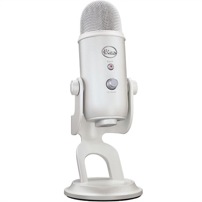 Logitech Blue Yeti Premium USB Gaming Microphone, Special Edition Finish - White Mist - Microphone - USB - white mist - for Blue Compass, Radius III