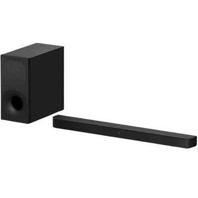Sony HT-S400 - Sound bar system - for TV - 2.1-channel - wireless - Bluetooth - 330 Watt (total)