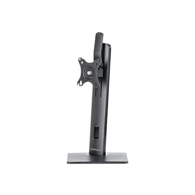 StarTech.com Free Standing Single Monitor Mount, Height Adjustable Ergonomic Monitor Desk Stand, For VESA Mount Displays up to 32" (15lb)