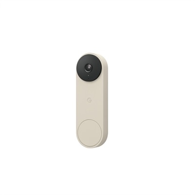 Google Nest Doorbell (Wired) - Video Doorbell Camera - Doorbell Security Camera - Linen