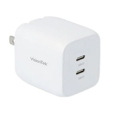 VisionTek 45W GaN II Power Adapter - 2 Port