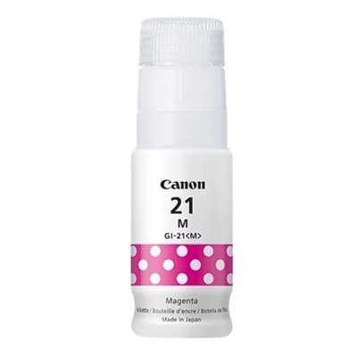 Canon GI 21 M - 70 ml - magenta - original - ink refill - for PIXMA G1220 MegaTank, G2260 MegaTank, G3260 MegaTank