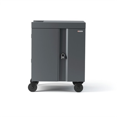 Bretford Element - Cart (charge only) - for 36 notebooks / Chromebooks / tablets - lockable - steel - cool gray - screen size: up to 17.3