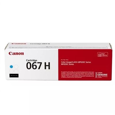 Canon 067 H - Cyan - High Capacity - toner cartridge - for LBP633Cdw, LBP632Cdw, MF653Cdw, MF654Cdw, MF656Cdw