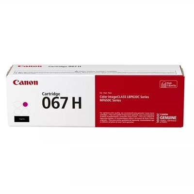 Canon 067 H - Magenta - High Capacity - toner cartridge - for LBP633Cdw, LBP632Cdw, MF653Cdw, MF654Cdw, MF656Cdw
