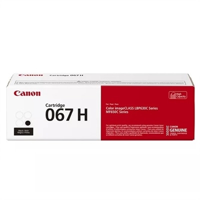 Canon 067 H - Black - High Capacity - toner cartridge - for LBP633Cdw, LBP632Cdw, MF653Cdw, MF654Cdw, MF656Cdw
