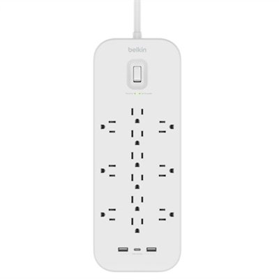 Belkin 12 Outlet Surge Protector + USB-C and USB-A ports