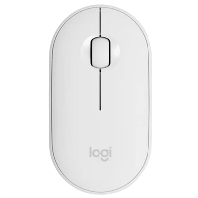 Logitech Pebble M350 Wireless Silent Mouse - Off-White