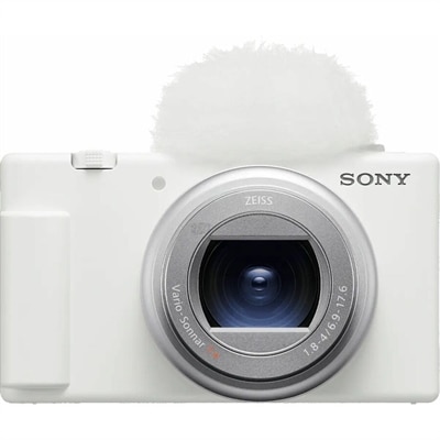 Sony ZV-1M2 - Digital camera - compact - 20.1 MP - 4K / 29.97 fps - 2.55x optical zoom - ZEISS - Wi-Fi, Bluetooth - white