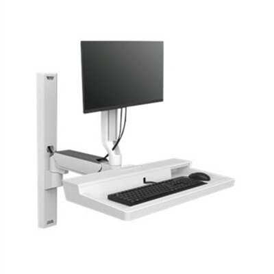 Ergotron CareFit Combo System - Mounting kit - plastic, aluminum - white - screen size: up to 27