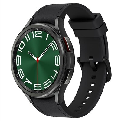Samsung Galaxy Watch6 Classic - 47 mm - Hybrid eco-leather- Band size: M/L - 16 GB - NFC, Wi-Fi, Bluetooth - Black