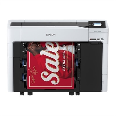 EpsonÂ® SureColor T3770DR 24-Inch Large-Format Dual-Roll CAD/Technical Printer
