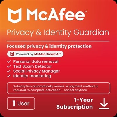 Download McAfee Privacy and Identity Guard