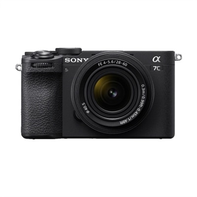 Sony - Digital camera - mirrorless - 33.0 MP - Full Frame - 4K / 60 fps - 2.1x optical zoom 28-60mm lens - Wi-Fi, Bluetooth - black