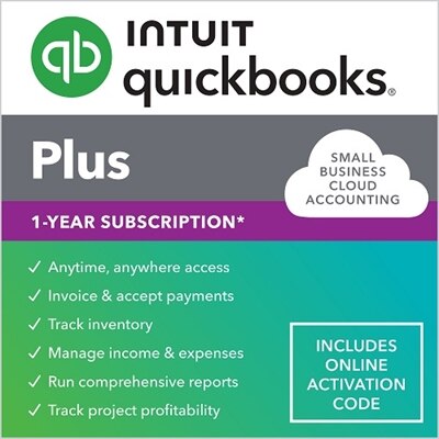 Download Intuit QuickBooks Online Plus 2024 12 Month Subscription 5 User