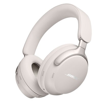 Bose QuietComfort Ultra - Headphones with mic - full size - Bluetooth - wireless, wired - active noise canceling - 3.5 mm jack - white smoke