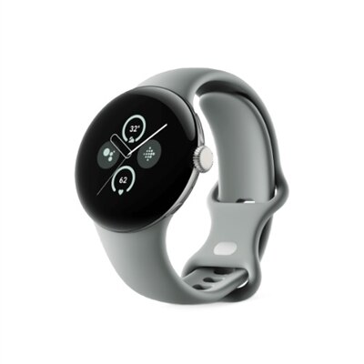 Google Pixel Watch 2 - Champagne Gold Aluminum Case / Hazel Active Band