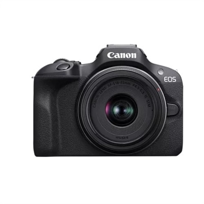 Canon EOS R100 24.1 Megapixel Mirrorless Camera with Lens - 0.71" - 1.77" - Black
