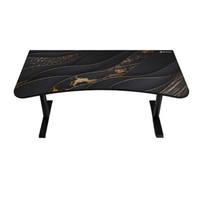 Arozzi Arena Special Edition Gaming Desks - Black Gold