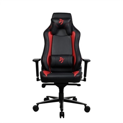 Arozzi Vernazza Series SoftPU Gaming Chair - Black - Red