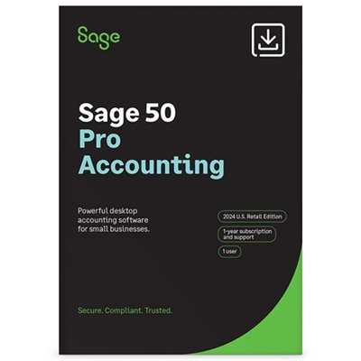 Download Sage 50 Pro Accounting 2024 U S 1 User 1 Year Subscription