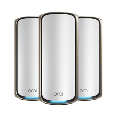 Netgear Orbi 970 Series Quad-Band WiFi 7 Mesh System, 3-Pack