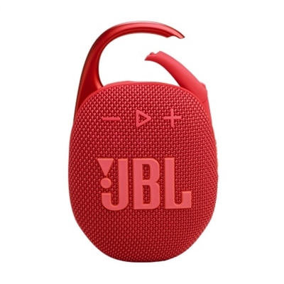 JBL Clip 5 Portable Bluetooth Speaker System - 7 W RMS - Red