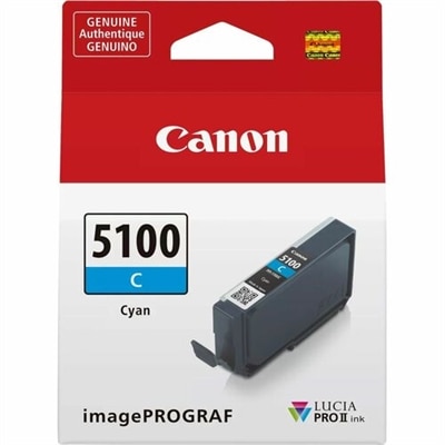 Canon Lucia PRO II PFI-5100 Original Inkjet Ink Cartridge - Photo Cyan - 1 Pack