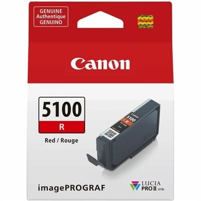 Canon Lucia PRO II PFI-5100 Original Inkjet Ink Cartridge - Red - 1 Pack