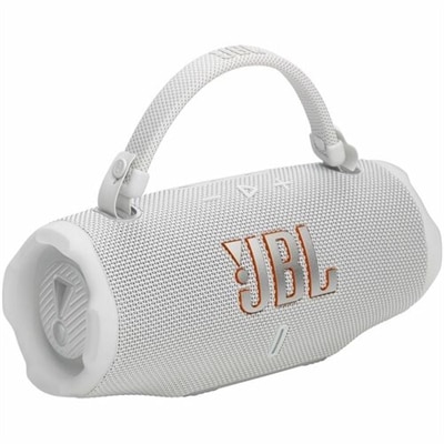 JBL Charge 6 Portable Bluetooth Speaker System - 45 W RMS - White