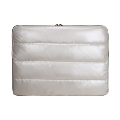 Sandy Lisa Cape Town Carrying Case (Sleeve) for 16" Laptop - White Chrome