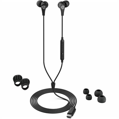JLab JBuds Pro USB-C Wired Earbuds - Black