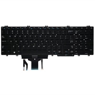 Dell Tastatur Mit Hintergrundbeleuchtung Für Englisch (USA) Mit 106 Tasten Für Precision 75XX/77XX