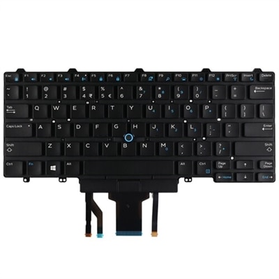 Dell Tastatur Mit Hintergrundbeleuchtung Für Englisch (International) Mit 82 Tasten Für Latitude 549X/7490