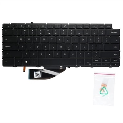 Dell Tastatur Mit Hintergrundbeleuchtung Für Englisch (International) Mit 81 Tasten Für XPS 13 (7390) 2in1