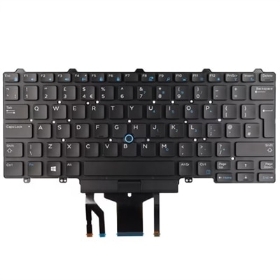 Dell Tastatur Mit Hintergrundbeleuchtung Für Englisch (UK) Mit 83 Tasten Für Latitude 54XX/74XX