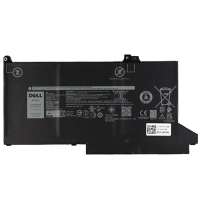 Dell 3-cell 42 Wh Lithium Ion Replacement Battery for Select Laptops 