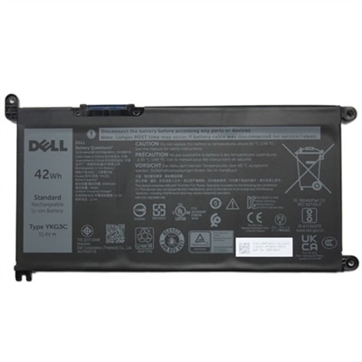 Dell 3-cell 42 Wh Lithium Ion Replacement Battery for Select Laptops