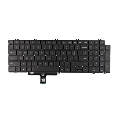 Dell English-US non-backlit Keyboard with 99-keys for Latitude 55XX and Precision 35XX/76XX/77XX