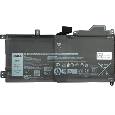 Dell 2-cell 38 Wh Lithium Ion Replacement Battery for Select Laptops